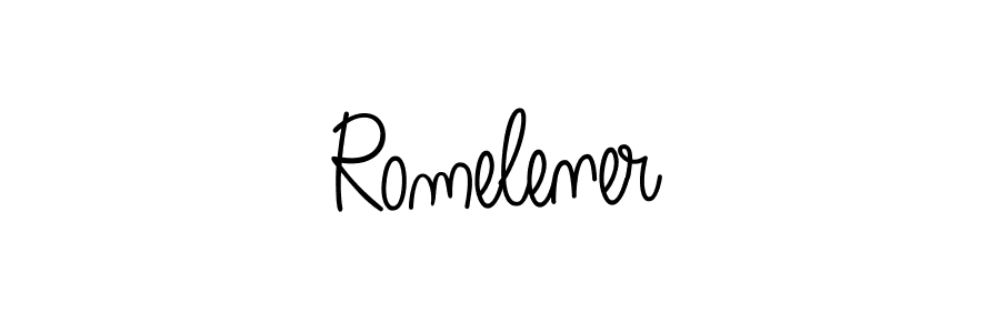 Make a beautiful signature design for name Romelener. Use this online signature maker to create a handwritten signature for free. Romelener signature style 5 images and pictures png