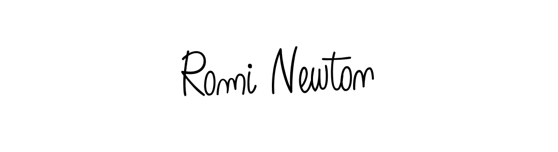 Best and Professional Signature Style for Romi Newton. Angelique-Rose-font-FFP Best Signature Style Collection. Romi Newton signature style 5 images and pictures png