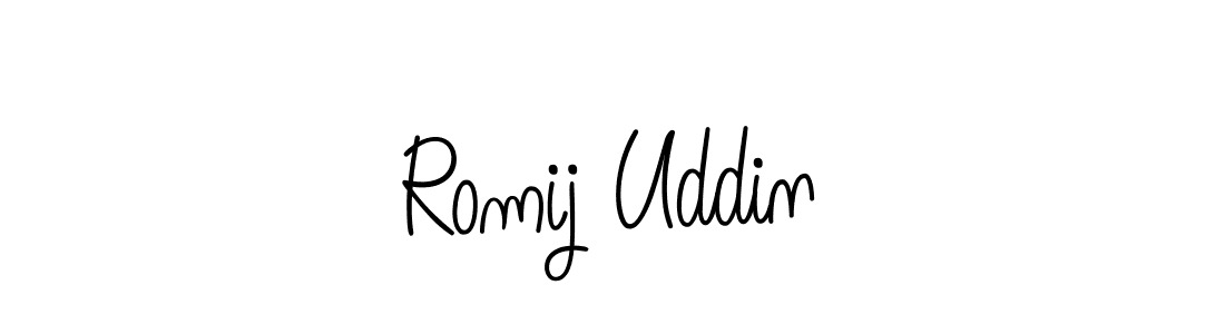 Similarly Angelique-Rose-font-FFP is the best handwritten signature design. Signature creator online .You can use it as an online autograph creator for name Romij Uddin. Romij Uddin signature style 5 images and pictures png