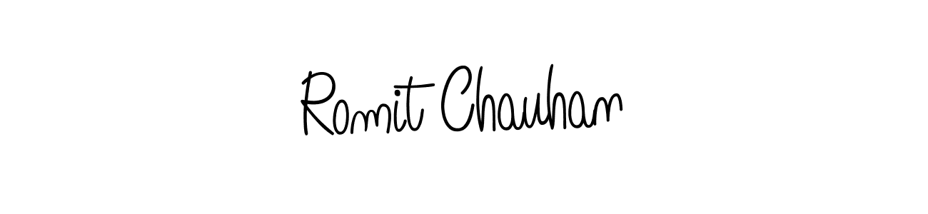 Also we have Romit Chauhan name is the best signature style. Create professional handwritten signature collection using Angelique-Rose-font-FFP autograph style. Romit Chauhan signature style 5 images and pictures png