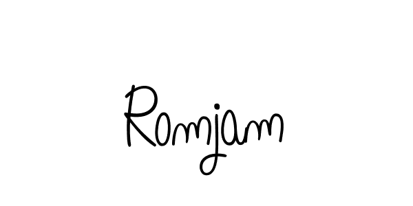 Check out images of Autograph of Romjam name. Actor Romjam Signature Style. Angelique-Rose-font-FFP is a professional sign style online. Romjam signature style 5 images and pictures png