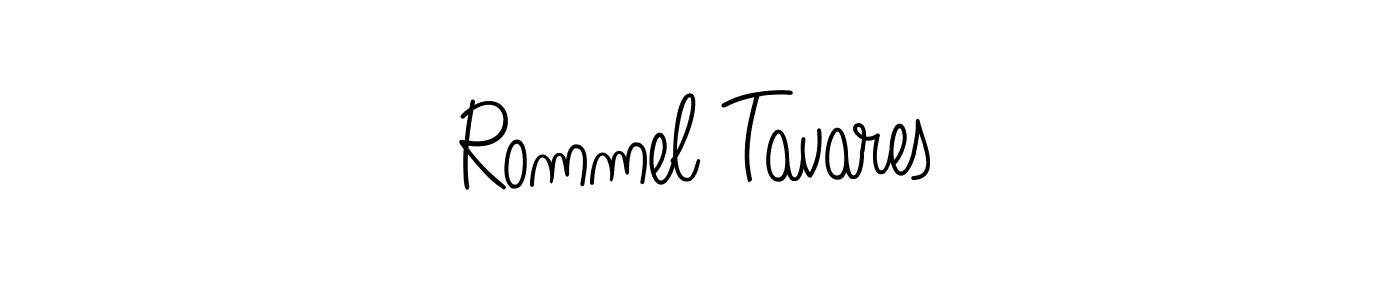 Angelique-Rose-font-FFP is a professional signature style that is perfect for those who want to add a touch of class to their signature. It is also a great choice for those who want to make their signature more unique. Get Rommel Tavares name to fancy signature for free. Rommel Tavares signature style 5 images and pictures png