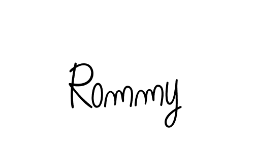 The best way (Angelique-Rose-font-FFP) to make a short signature is to pick only two or three words in your name. The name Rommy include a total of six letters. For converting this name. Rommy signature style 5 images and pictures png