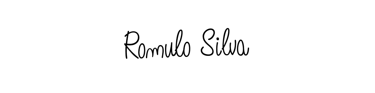 How to make Romulo Silva name signature. Use Angelique-Rose-font-FFP style for creating short signs online. This is the latest handwritten sign. Romulo Silva signature style 5 images and pictures png