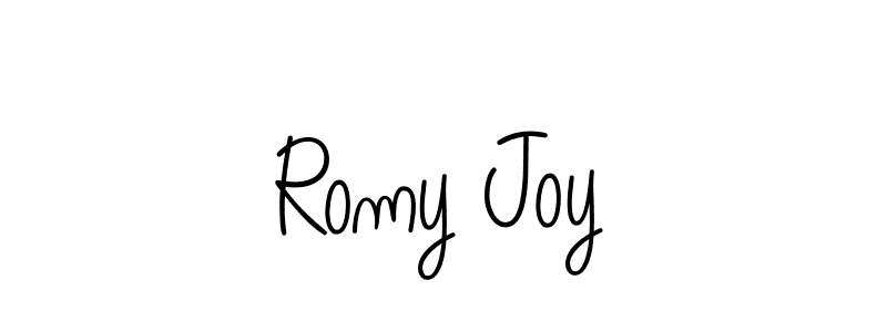 Also we have Romy Joy name is the best signature style. Create professional handwritten signature collection using Angelique-Rose-font-FFP autograph style. Romy Joy signature style 5 images and pictures png