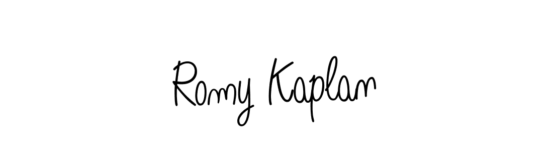 You can use this online signature creator to create a handwritten signature for the name Romy Kaplan. This is the best online autograph maker. Romy Kaplan signature style 5 images and pictures png