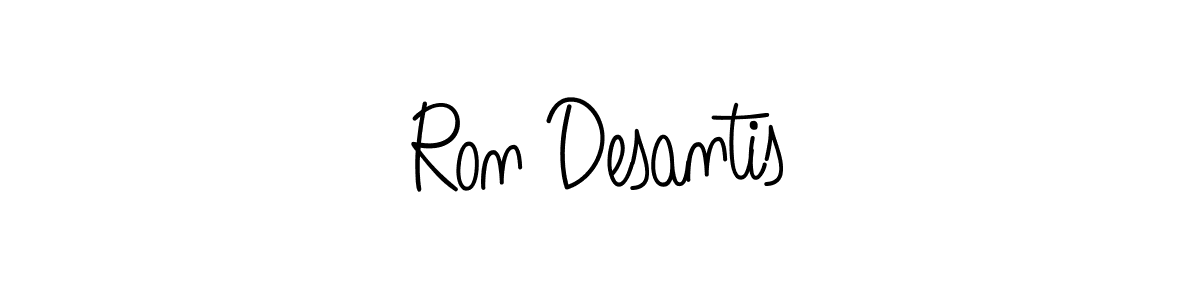 Design your own signature with our free online signature maker. With this signature software, you can create a handwritten (Angelique-Rose-font-FFP) signature for name Ron Desantis. Ron Desantis signature style 5 images and pictures png