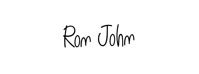 if you are searching for the best signature style for your name Ron John. so please give up your signature search. here we have designed multiple signature styles  using Angelique-Rose-font-FFP. Ron John signature style 5 images and pictures png