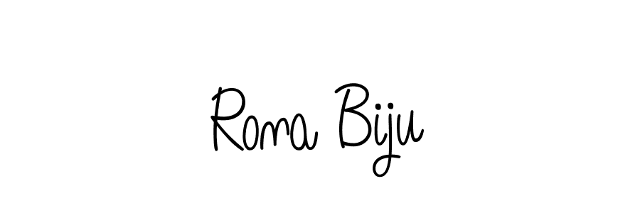 Once you've used our free online signature maker to create your best signature Angelique-Rose-font-FFP style, it's time to enjoy all of the benefits that Rona Biju name signing documents. Rona Biju signature style 5 images and pictures png