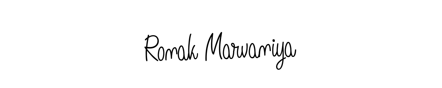 Also You can easily find your signature by using the search form. We will create Ronak Marvaniya name handwritten signature images for you free of cost using Angelique-Rose-font-FFP sign style. Ronak Marvaniya signature style 5 images and pictures png