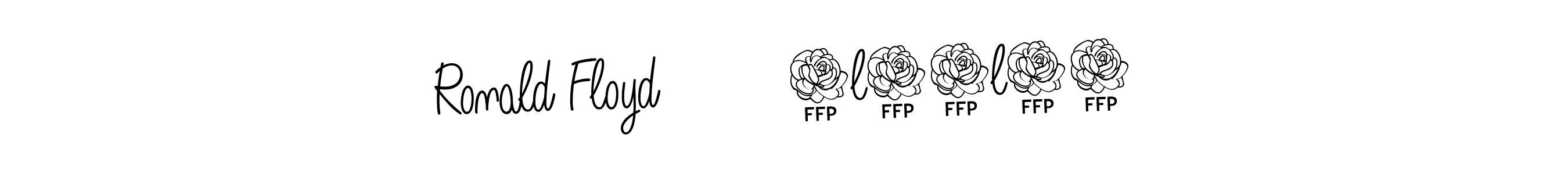 The best way (Angelique-Rose-font-FFP) to make a short signature is to pick only two or three words in your name. The name Ronald Floyd        4l12l24 include a total of six letters. For converting this name. Ronald Floyd        4l12l24 signature style 5 images and pictures png