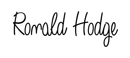 A dynamic signature style for Ronald Hodge using Angelique-Rose-font-FFP script. Designed to look authentic, handwritten, and professional. Ronald Hodge signature style 5 images and pictures png
