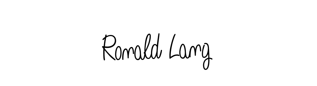 Once you've used our free online signature maker to create your best signature Angelique-Rose-font-FFP style, it's time to enjoy all of the benefits that Ronald Lang name signing documents. Ronald Lang signature style 5 images and pictures png