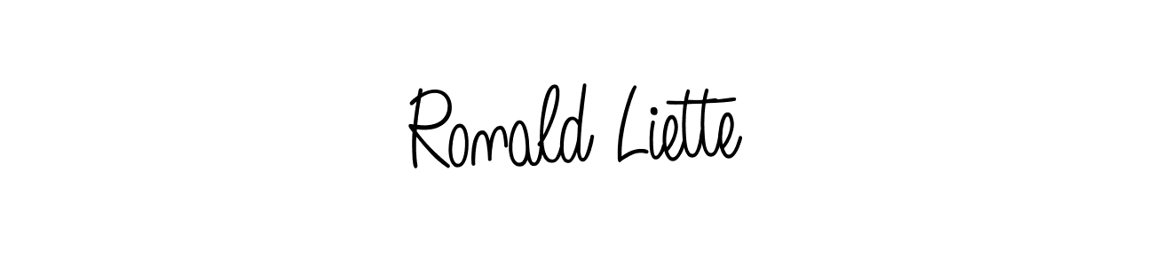 Also we have Ronald Liette name is the best signature style. Create professional handwritten signature collection using Angelique-Rose-font-FFP autograph style. Ronald Liette signature style 5 images and pictures png