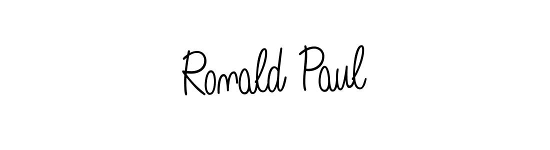 How to make Ronald Paul name signature. Use Angelique-Rose-font-FFP style for creating short signs online. This is the latest handwritten sign. Ronald Paul signature style 5 images and pictures png