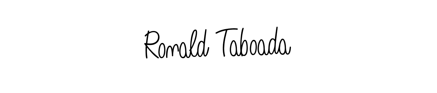 if you are searching for the best signature style for your name Ronald Taboada. so please give up your signature search. here we have designed multiple signature styles  using Angelique-Rose-font-FFP. Ronald Taboada signature style 5 images and pictures png