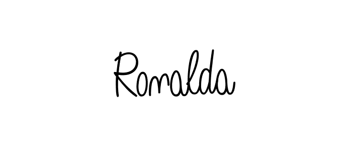 Make a beautiful signature design for name Ronalda. Use this online signature maker to create a handwritten signature for free. Ronalda signature style 5 images and pictures png