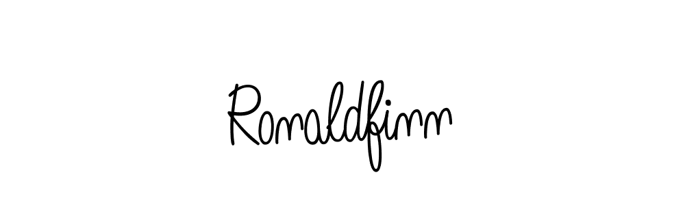 Design your own signature with our free online signature maker. With this signature software, you can create a handwritten (Angelique-Rose-font-FFP) signature for name Ronaldfinn. Ronaldfinn signature style 5 images and pictures png