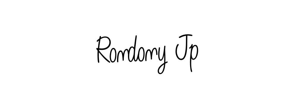 Create a beautiful signature design for name Rondony Jp. With this signature (Angelique-Rose-font-FFP) fonts, you can make a handwritten signature for free. Rondony Jp signature style 5 images and pictures png