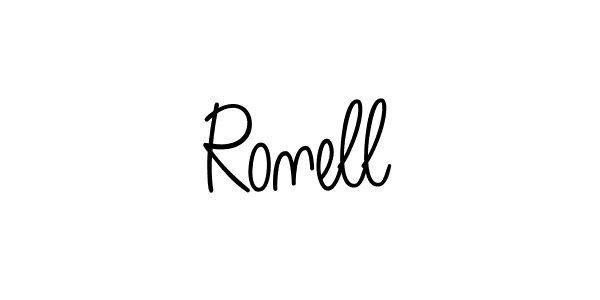 How to make Ronell signature? Angelique-Rose-font-FFP is a professional autograph style. Create handwritten signature for Ronell name. Ronell signature style 5 images and pictures png