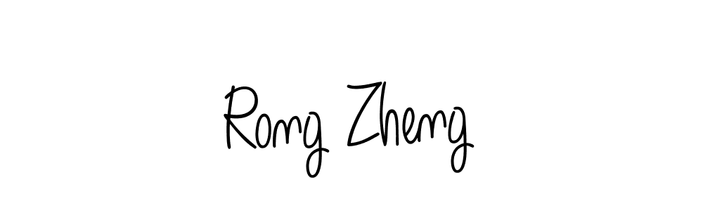 Create a beautiful signature design for name Rong Zheng. With this signature (Angelique-Rose-font-FFP) fonts, you can make a handwritten signature for free. Rong Zheng signature style 5 images and pictures png