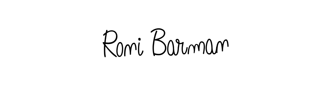 if you are searching for the best signature style for your name Roni Barman. so please give up your signature search. here we have designed multiple signature styles  using Angelique-Rose-font-FFP. Roni Barman signature style 5 images and pictures png