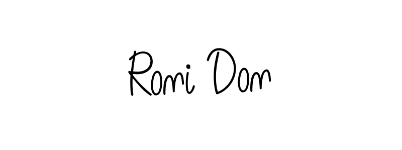 You can use this online signature creator to create a handwritten signature for the name Roni Don. This is the best online autograph maker. Roni Don signature style 5 images and pictures png