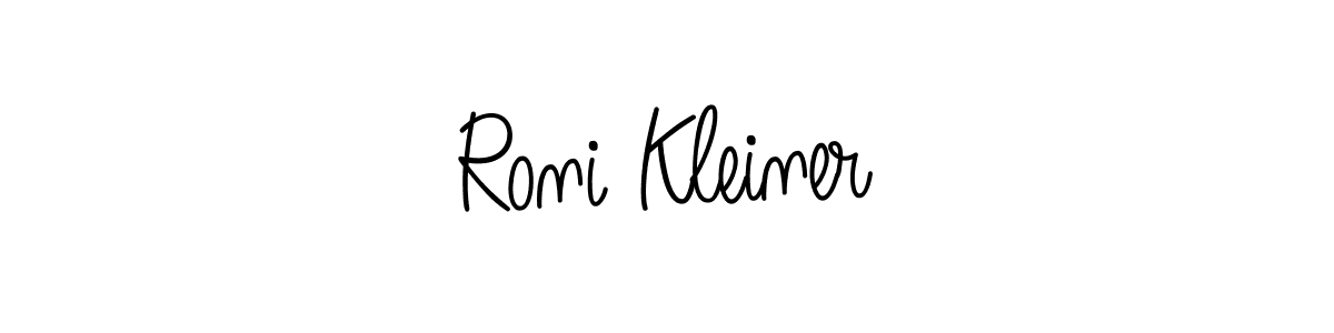 How to make Roni Kleiner signature? Angelique-Rose-font-FFP is a professional autograph style. Create handwritten signature for Roni Kleiner name. Roni Kleiner signature style 5 images and pictures png