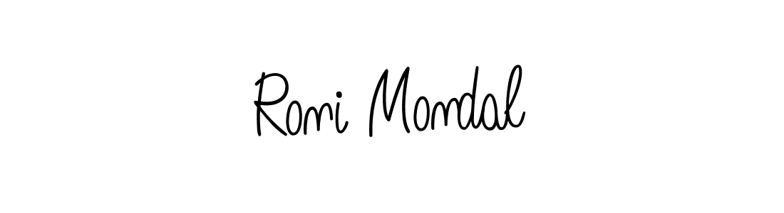 Make a beautiful signature design for name Roni Mondal. Use this online signature maker to create a handwritten signature for free. Roni Mondal signature style 5 images and pictures png