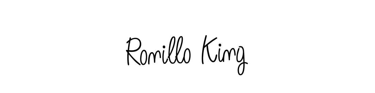 Ronillo King stylish signature style. Best Handwritten Sign (Angelique-Rose-font-FFP) for my name. Handwritten Signature Collection Ideas for my name Ronillo King. Ronillo King signature style 5 images and pictures png