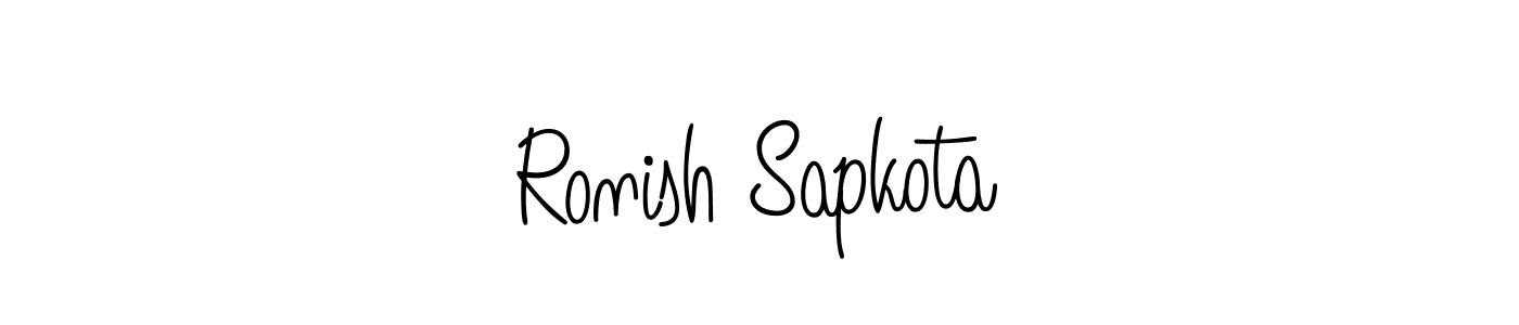Once you've used our free online signature maker to create your best signature Angelique-Rose-font-FFP style, it's time to enjoy all of the benefits that Ronish Sapkota name signing documents. Ronish Sapkota signature style 5 images and pictures png