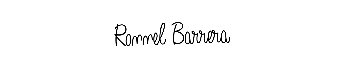 Similarly Angelique-Rose-font-FFP is the best handwritten signature design. Signature creator online .You can use it as an online autograph creator for name Ronnel Barrera. Ronnel Barrera signature style 5 images and pictures png