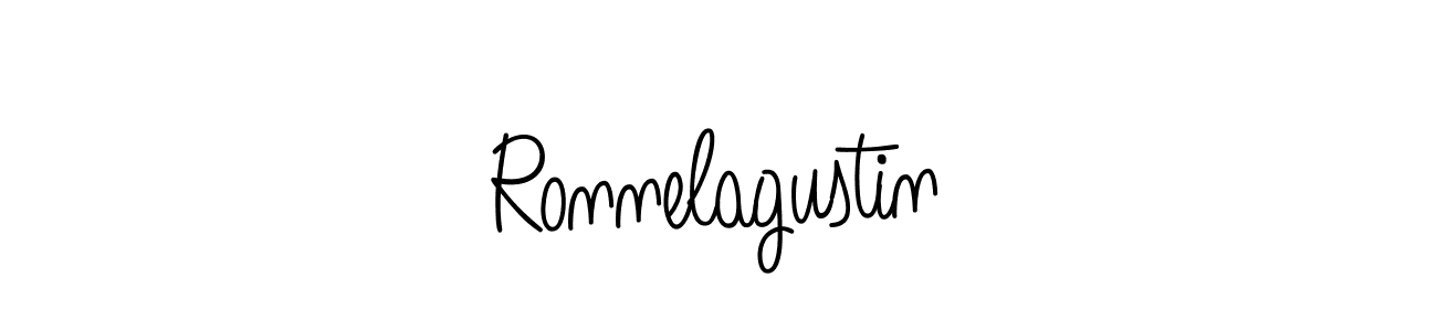 if you are searching for the best signature style for your name Ronnelagustin. so please give up your signature search. here we have designed multiple signature styles  using Angelique-Rose-font-FFP. Ronnelagustin signature style 5 images and pictures png