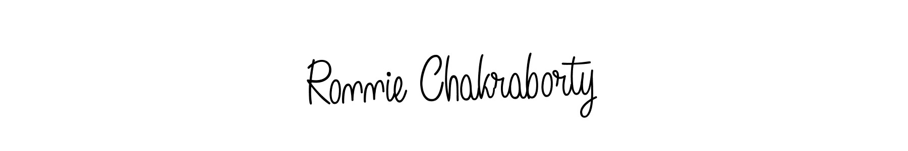 Create a beautiful signature design for name Ronnie Chakraborty. With this signature (Angelique-Rose-font-FFP) fonts, you can make a handwritten signature for free. Ronnie Chakraborty signature style 5 images and pictures png