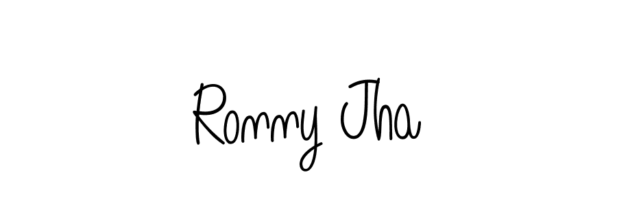 It looks lik you need a new signature style for name Ronny Jha. Design unique handwritten (Angelique-Rose-font-FFP) signature with our free signature maker in just a few clicks. Ronny Jha signature style 5 images and pictures png
