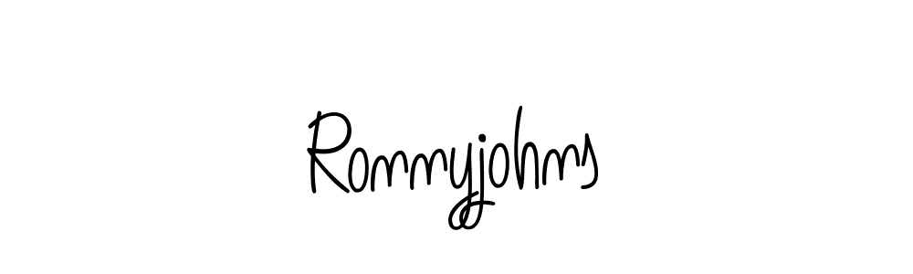 How to make Ronnyjohns signature? Angelique-Rose-font-FFP is a professional autograph style. Create handwritten signature for Ronnyjohns name. Ronnyjohns signature style 5 images and pictures png