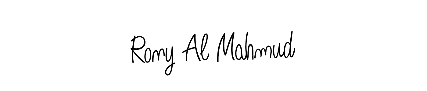 Check out images of Autograph of Rony Al Mahmud name. Actor Rony Al Mahmud Signature Style. Angelique-Rose-font-FFP is a professional sign style online. Rony Al Mahmud signature style 5 images and pictures png