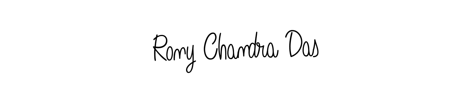 You should practise on your own different ways (Angelique-Rose-font-FFP) to write your name (Rony Chandra Das) in signature. don't let someone else do it for you. Rony Chandra Das signature style 5 images and pictures png