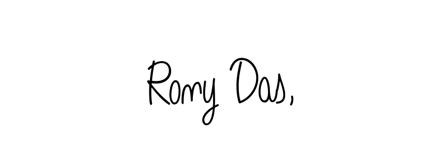 Best and Professional Signature Style for Rony Das,. Angelique-Rose-font-FFP Best Signature Style Collection. Rony Das, signature style 5 images and pictures png