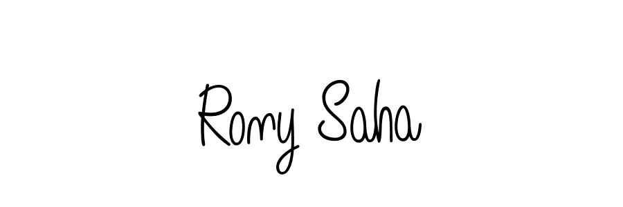 Also You can easily find your signature by using the search form. We will create Rony Saha name handwritten signature images for you free of cost using Angelique-Rose-font-FFP sign style. Rony Saha signature style 5 images and pictures png