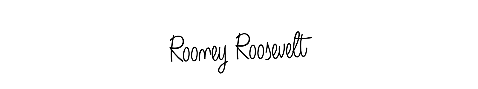 Design your own signature with our free online signature maker. With this signature software, you can create a handwritten (Angelique-Rose-font-FFP) signature for name Rooney Roosevelt. Rooney Roosevelt signature style 5 images and pictures png