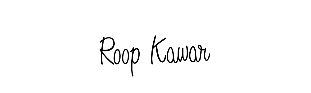 Angelique-Rose-font-FFP is a professional signature style that is perfect for those who want to add a touch of class to their signature. It is also a great choice for those who want to make their signature more unique. Get Roop Kawar name to fancy signature for free. Roop Kawar signature style 5 images and pictures png