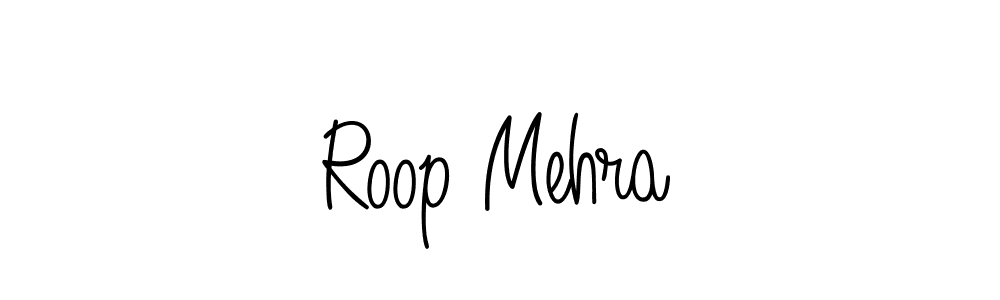 Use a signature maker to create a handwritten signature online. With this signature software, you can design (Angelique-Rose-font-FFP) your own signature for name Roop Mehra. Roop Mehra signature style 5 images and pictures png