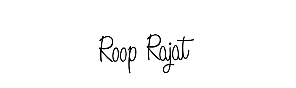 How to make Roop Rajat name signature. Use Angelique-Rose-font-FFP style for creating short signs online. This is the latest handwritten sign. Roop Rajat signature style 5 images and pictures png