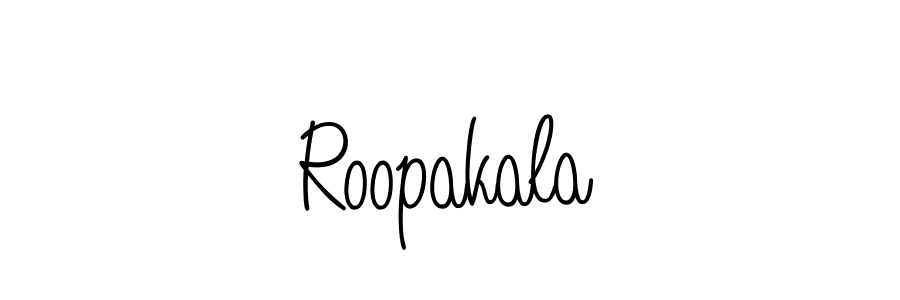 Also we have Roopakala name is the best signature style. Create professional handwritten signature collection using Angelique-Rose-font-FFP autograph style. Roopakala signature style 5 images and pictures png