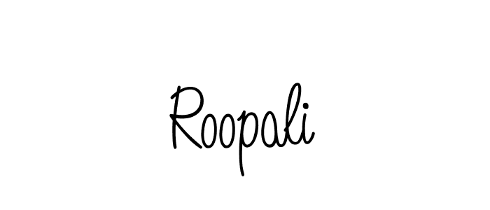 The best way (Angelique-Rose-font-FFP) to make a short signature is to pick only two or three words in your name. The name Roopali include a total of six letters. For converting this name. Roopali signature style 5 images and pictures png