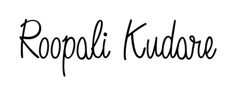 Designed for modern professionals: Roopali Kudare name signature crafted with Angelique-Rose-font-FFP script. Ready for digital PDF workflows. Roopali Kudare signature style 5 images and pictures png