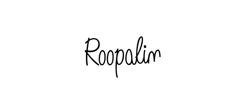 How to Draw Roopalin signature style? Angelique-Rose-font-FFP is a latest design signature styles for name Roopalin. Roopalin signature style 5 images and pictures png