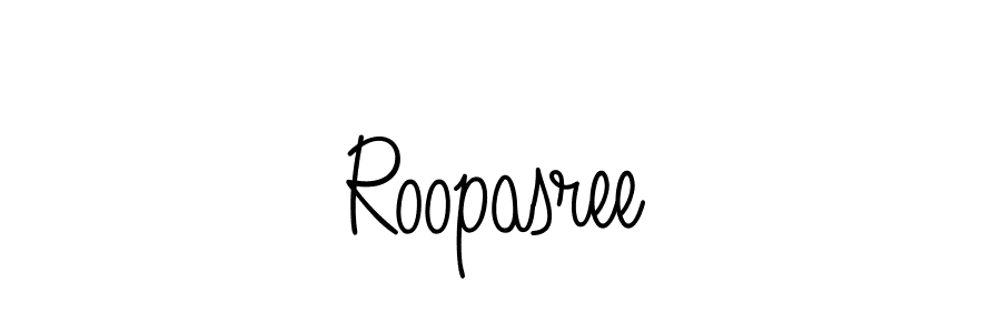 Best and Professional Signature Style for Roopasree. Angelique-Rose-font-FFP Best Signature Style Collection. Roopasree signature style 5 images and pictures png