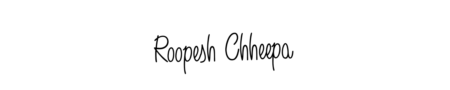 Best and Professional Signature Style for Roopesh Chheepa. Angelique-Rose-font-FFP Best Signature Style Collection. Roopesh Chheepa signature style 5 images and pictures png